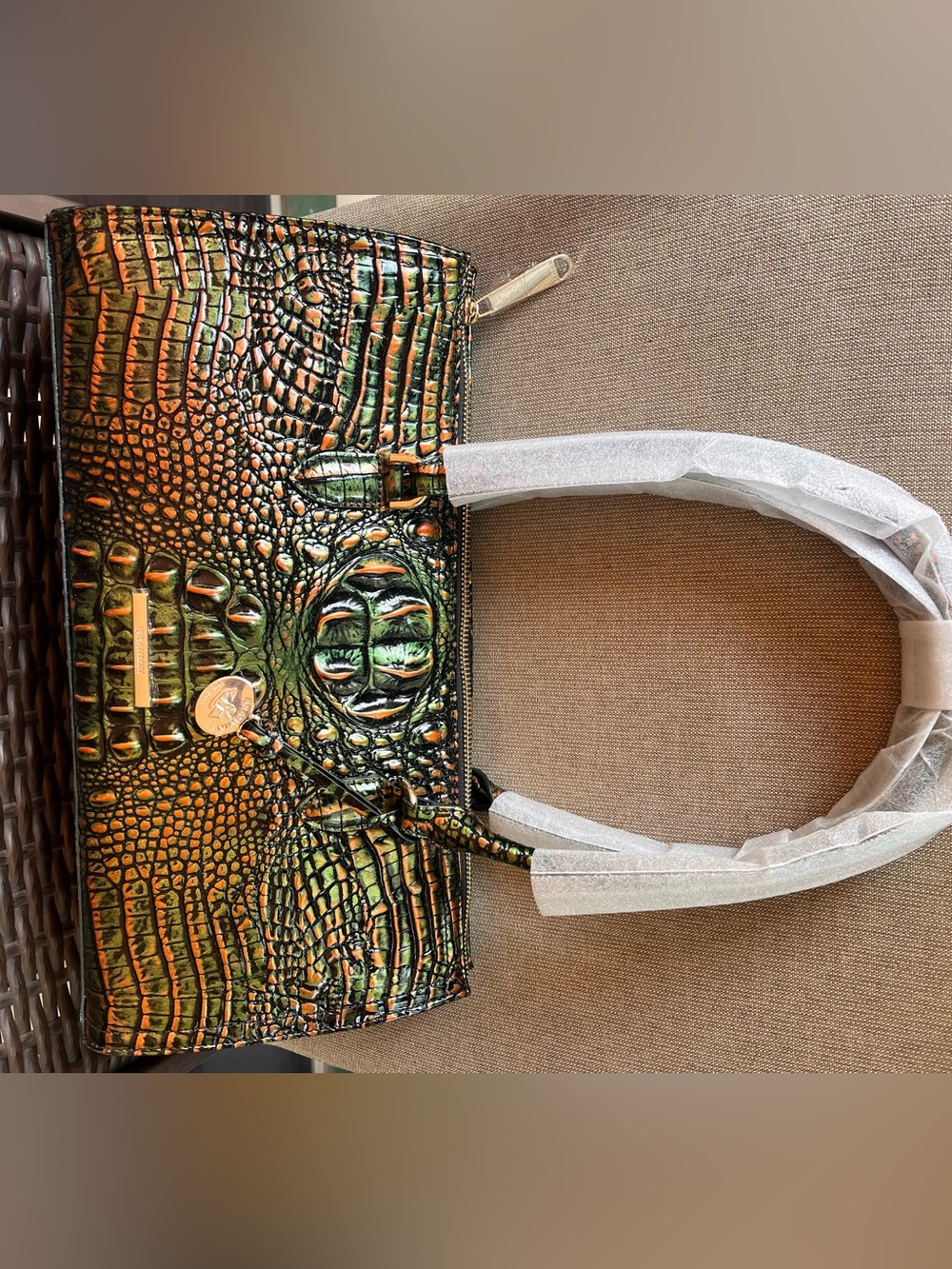 NWT BRAHMIN SOPHIA in SAMBA Melbourne Satchel - Picture 4 of 17